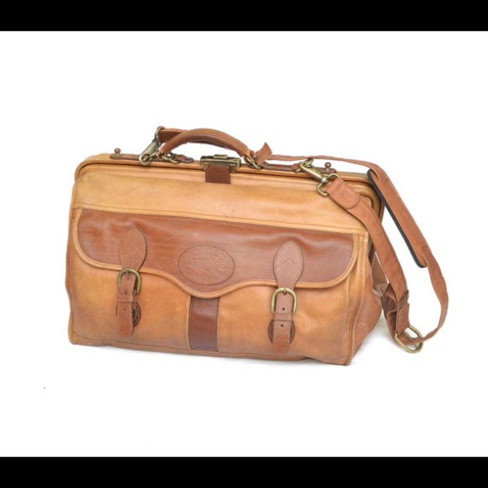 Vintage Tula Santa Fe leather doctor bag!!
